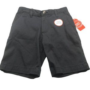 Wonder Nation Boy's Size 7 Adjustable Waist Flat Front Shorts Gray New With Tags